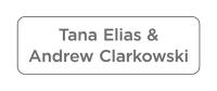 Tana Elias and Andrew Clarkowski