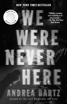 Photo of book, We Were Never Here