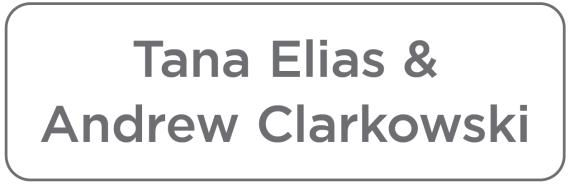 Tana Elias & Andres Clarkowski